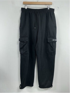 Mens Excellent Condition G-style USA Pull On Cargo Athletic Pants XL Black